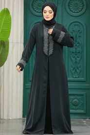  Black Women Abaya 31132S - 2