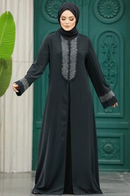  Black Women Abaya 31132S - 3