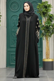  Black Women Abaya 90201S - 2