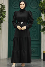  Black Women Dress 5883S - 2