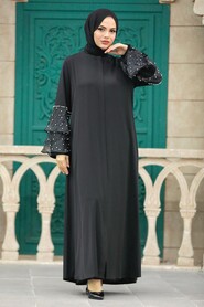  Black Women Turkish Abaya 376900S - 1