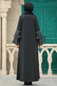  Black Women Turkish Abaya 376900S - 4