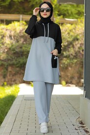  Blue Dual Suit Dress 61110M - 2