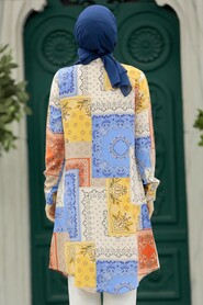  Blue High Quality Tunic 11623M - 3