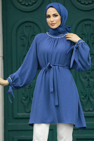  Blue High Quality Tunic 597M - NEVA STYLE