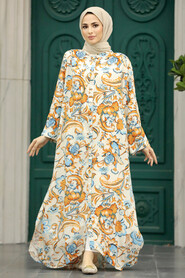  Blue Hijab Dress 50103M - 1