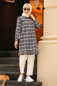  Blue Hijab Tunic 4350M - 1