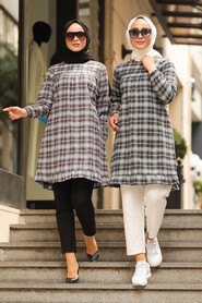  Blue Hijab Tunic 4350M - 3