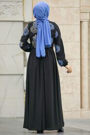  Blue Plus Size Dress 10364M - 4