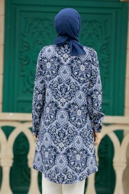  Blue Plus Size Tunic 11600M - 3