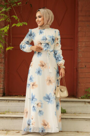  Blue Women Dress 279314M - 2