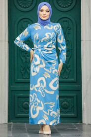  Blue Women Dress 5939M - 1