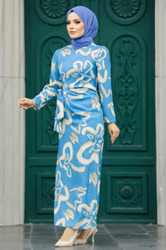  Blue Women Dress 5939M - 2