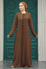  Brown Dubai Abaya 20050KH - 1