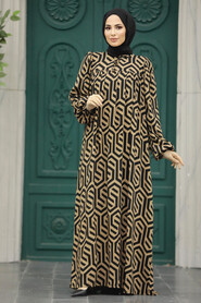  Brown High Quality Dress 8995KH - 2