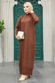  Brown High Quality Mercerized Dress 10164KH - 1