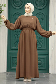  Brown Hijab For Women Dress 89621KH - 1