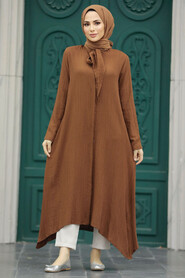  Brown Hijab Turkish Tunic 5401KH - 1