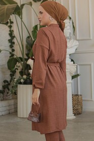  Brown Modest Tunic 646KH - 4