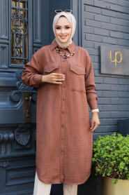  Brown Modest Tunic 660KH - 1