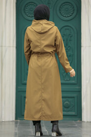  Brown Muslim Trench Coat 5941KH - 4