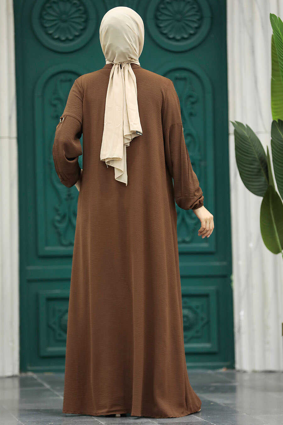 Neva Style - Brown Muslim Turkish Abaya 11070KH