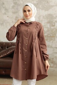  Brown Women Tunic 1141KH - 1