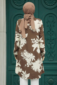  Brown Women Tunic 11590KH - 3
