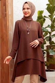  Brown Women Tunic 14950KH - 1