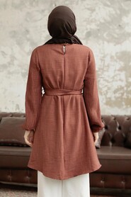  Brown Women Tunic 41221KH - 3