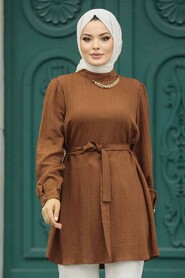  Brown Women Tunic 6210KH - 1
