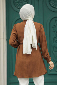  Brown Women Tunic 6210KH - 3