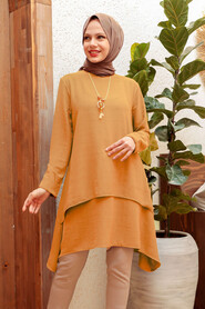  Camel Women Tunic 14950C - NEVA STYLE
