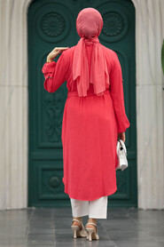 Coral Plus Size Tunic 21095MR - 3