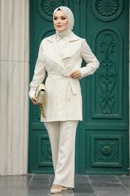  Cream High Quality Dual Suit 5916KR - 3
