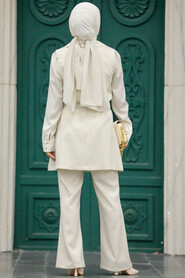  Cream High Quality Dual Suit 5916KR - 4