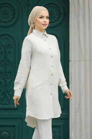  Cream Modest Tunic 11491KR - 3