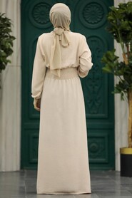  Crem Modest Dress 5973KR - 3