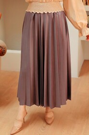 Dark Dusty Rose Hijab For Women Skirt 35151KGK - NEVA STYLE