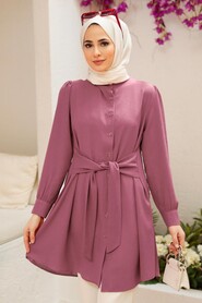  Dark Dusty Rose Modest Tunic 5691KGK - NEVA STYLE