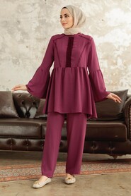  Dark Dusty Rose Muslim Dual Suit 6250KGK - 2