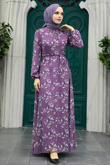  Dark Dusty Rose Plus Size Dress 279048KGK - NEVA STYLE