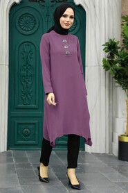  Dark Lila Hijab Turkish Tunic 24471KLILA - NEVA STYLE
