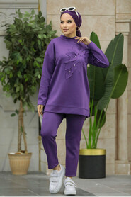  Dark Lila Modest Dual Suit 70831KLILA - 2