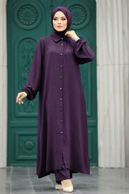  Dark Purple Plus Size Dual Suit 10101KMOR 