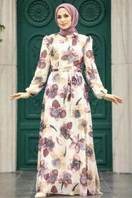  Dusty Rose Hijab Dress 279325GK - 2