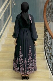  Dusty Rose Hijab Dress 3817GK - 2