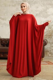  Dusty Rose Hijab Dress 5867GK - Thumbnail