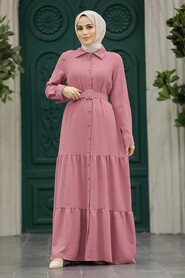  Dusty Rose Hijab For Women Dress 5849GK - 2