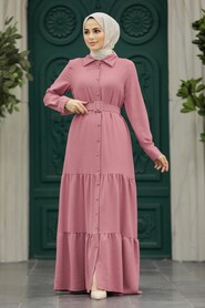  Dusty Rose Hijab For Women Dress 5849GK - 3